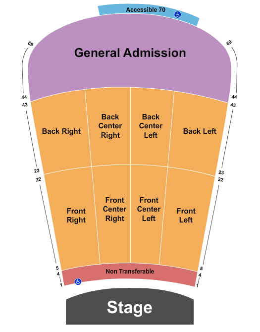 Red Rocks Amphitheatre AJR Seating Chart